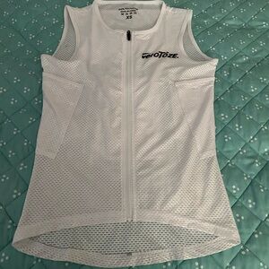 Women's White Mesh Tank Top